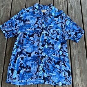 Men’s Panama Jack Button Down Short Sleeve Shirt